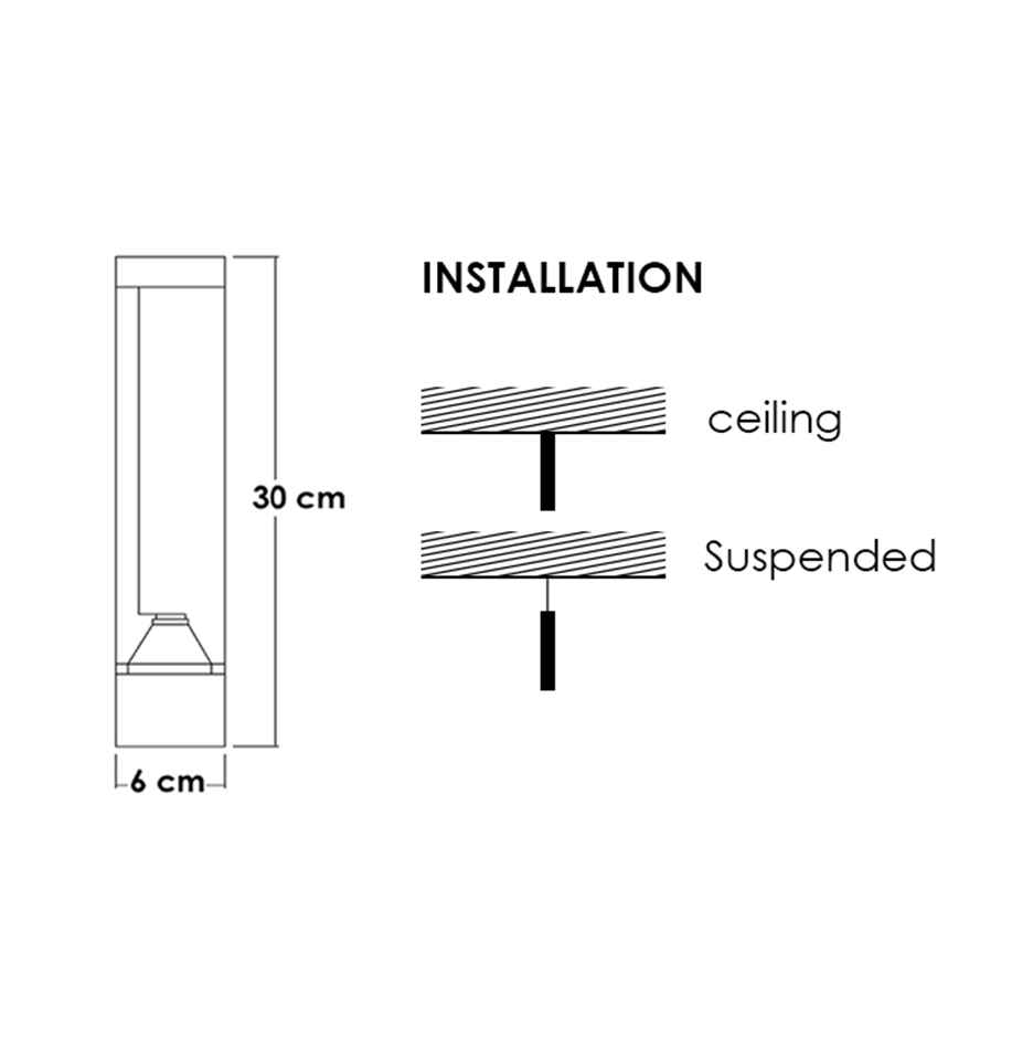 چراغ آویز توبو TUBO